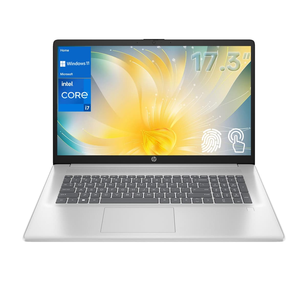 HP 2025 Premium Laptop 17.3" HD+ Touchscreen, Intel Core i7-1355U, 32GB RAM, 2TB PCIe SSD, Lector de huellas, Wi-Fi 6, Windows 11 Home TPN-I139