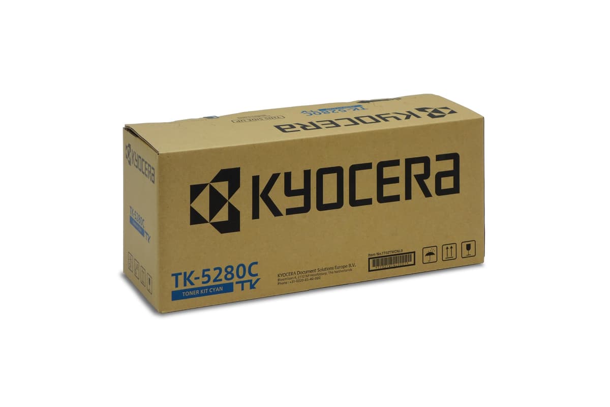 Kyocera TK 5280C - Cian - Original - Kit de tóner - Para ECOSYS M6235cidn, M6235CIDN/KL3, M6635cidn, P6235cdn 1T02TWCNL0