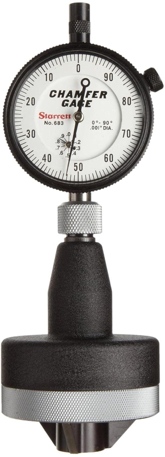 Starrett medidor de chaflán interno 683-4Z - 1-2" rango, 0.001" graduación