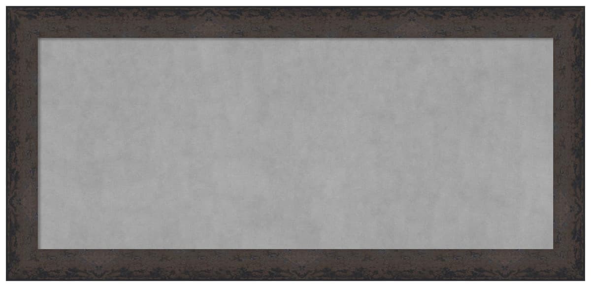 Amanti Art Pizarra Magnética enmarcada Dappled Black Brown 53 x 25" (área magnética 48 x 20) 28588291134