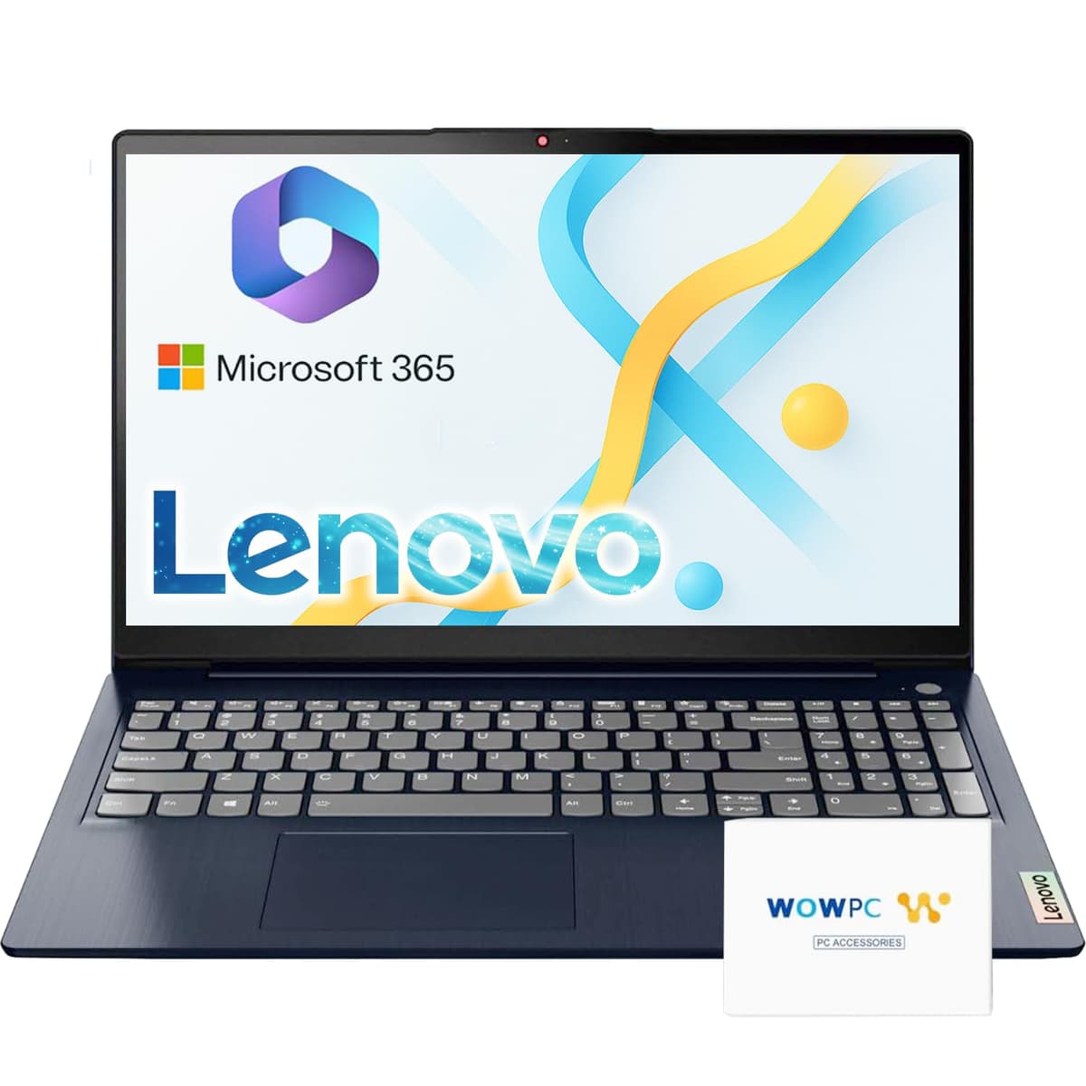 Lenovo IdeaPad de 15.6 pulgadas, 20 GB de RAM, 2.1 TB de almacenamiento (2 TB SSD PCIe + 128 GB eMMC), procesador Intel Celeron de doble núcleo, Wi-Fi 6, con USB de recuperación WOWPC, Windows 11 con 1 año de Office 365