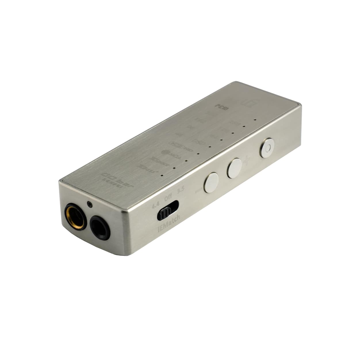iFi GO bar Kensei - DAC/Amplificador de Auriculares Portátil con Tecnología K2HD - Hi-Res PCM 384 kHz/DSD256 - Procesamiento Analógico XBass+ y XSpace