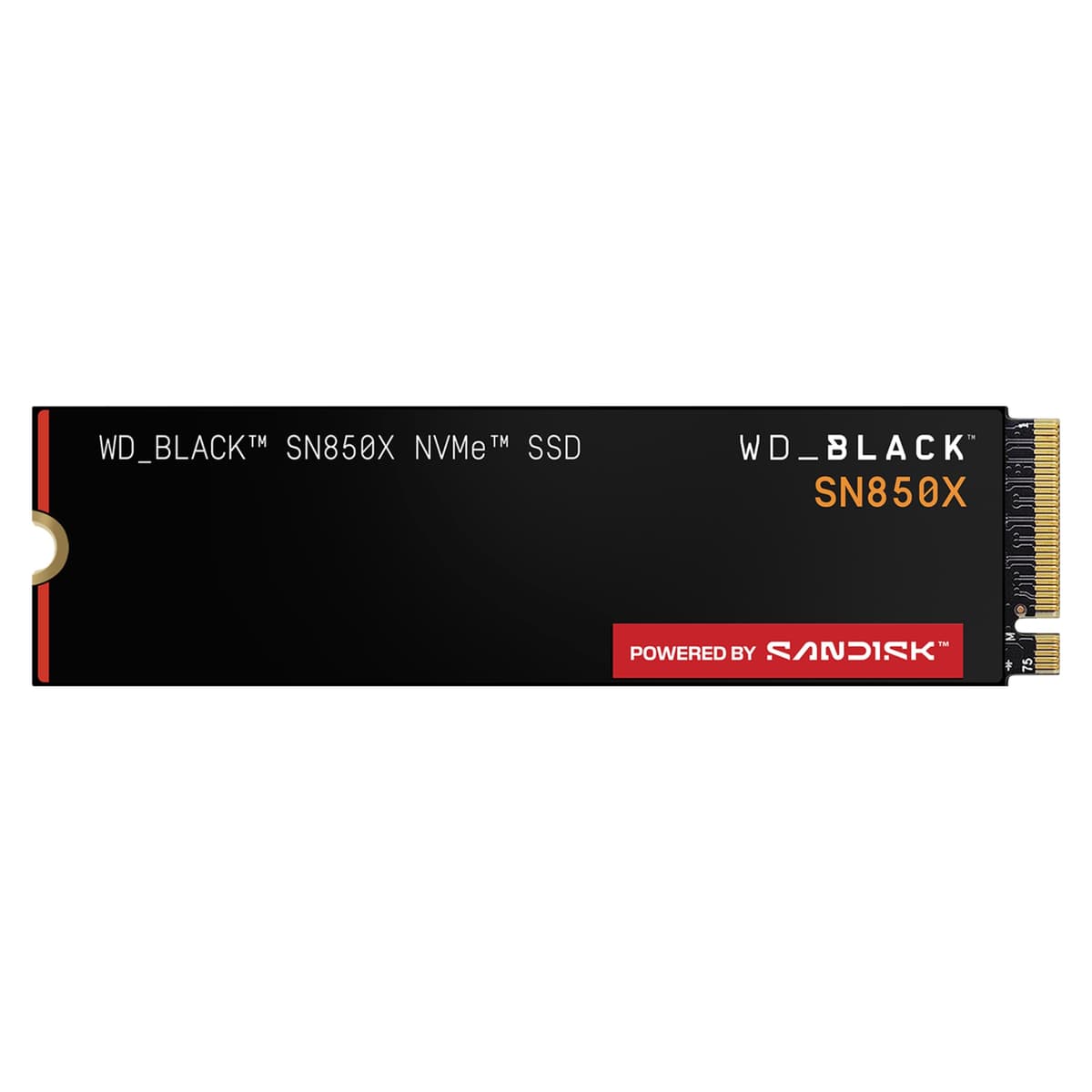WD_BLACK SN850X 4TB NVMe SSD M.2 2280 - Hasta 7,300 MB/s lectura, 6,300 MB/s escritura - Unidad interna de alto rendimiento WDS400T2X0E