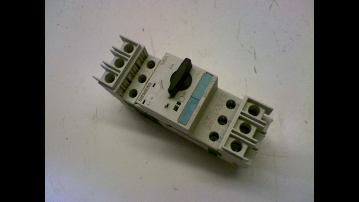 Siemens 3RV17 21-1FD10 Interruptor térmico/automático, terminales de tornillo, Tamaño S0,5A