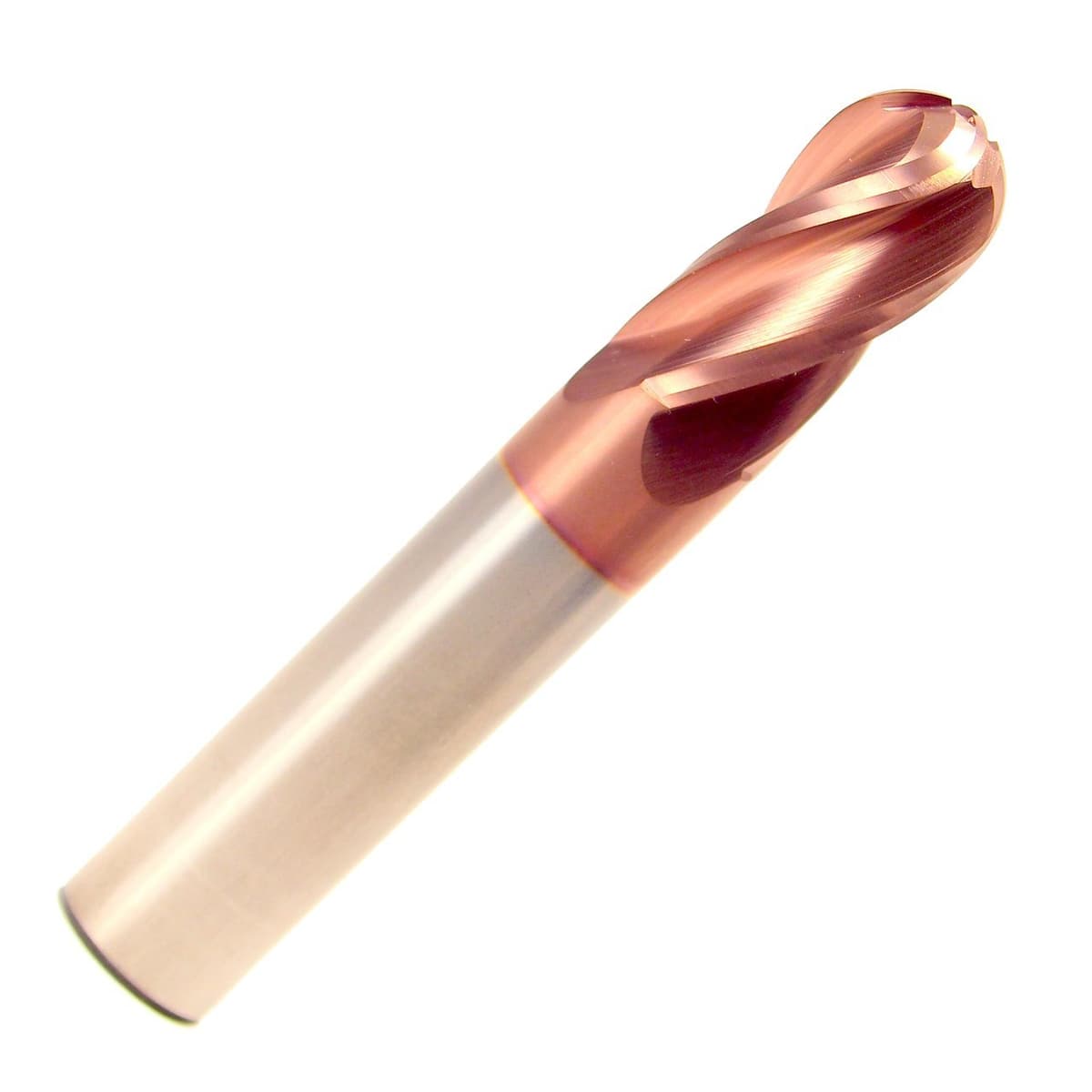 Drill America CBD 15/16" 4 Filos de carburo TiCN 1-1/2" longitud de corte 4" Largo Total 1" Vástago Bola CBD400BTICN1516
