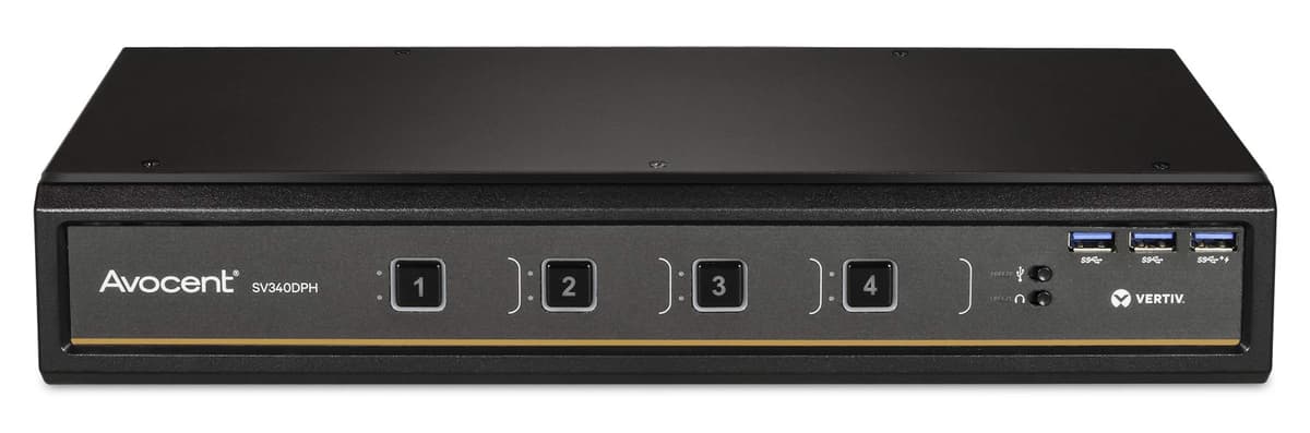Avocent Vertiv SwitchView Desktop KVM SV340DPH-400 (4 Puertos, Dual Head)