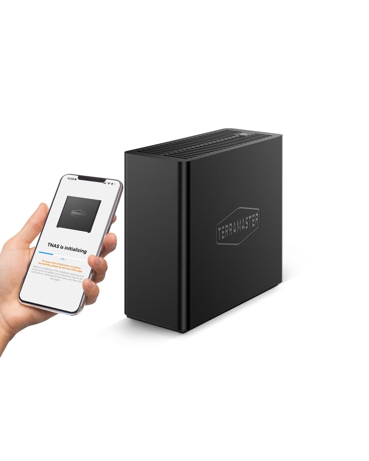TERRAMASTER F4 SSD NAS de Almacenamiento - NAS All-SSD de 4 Bahías Servidor N95 QuadCore CPU, 8GB DDR5 RAM, Puerto 5GbE, Almacenamiento en Red de Alto Rendimiento Tamaño de Palma (Sin Discos)