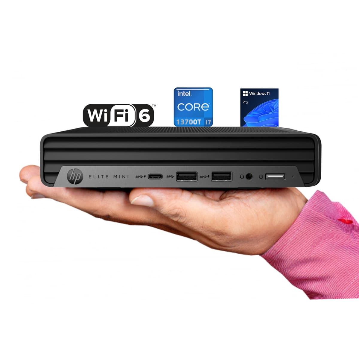 HP Elite Mini G9 Computadora de escritorio para negocios i7-13700T 64GB 1TB Windows 11 Pro