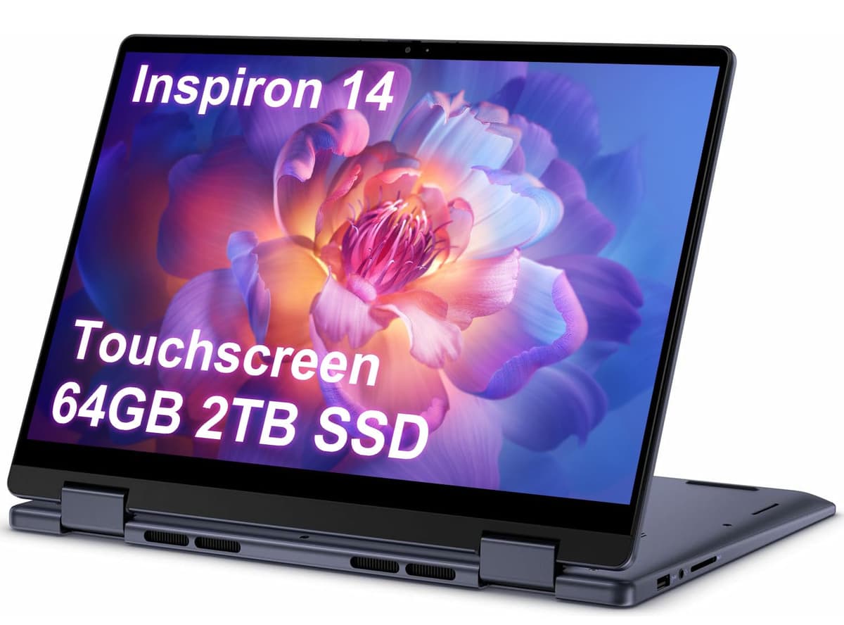 ist computers Dell Inspiron 14 2-en-1 (Inspiron 7445) - 14" FHD+, Ryzen 5 8640HS, 64GB DDR5, 2TB SSD, Windows 11 Pro