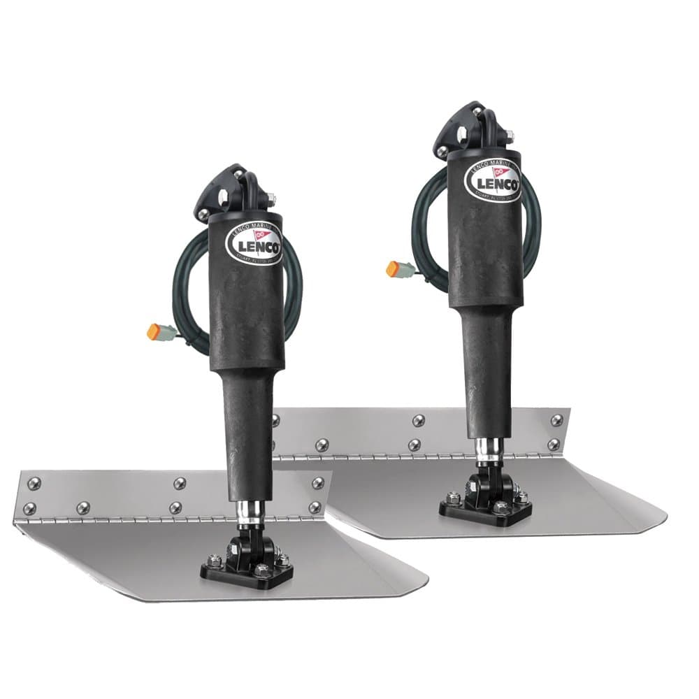 Lenco 9" x 24" Kit de aleta de recorte estándar sin interruptor Kit 12V 15003101