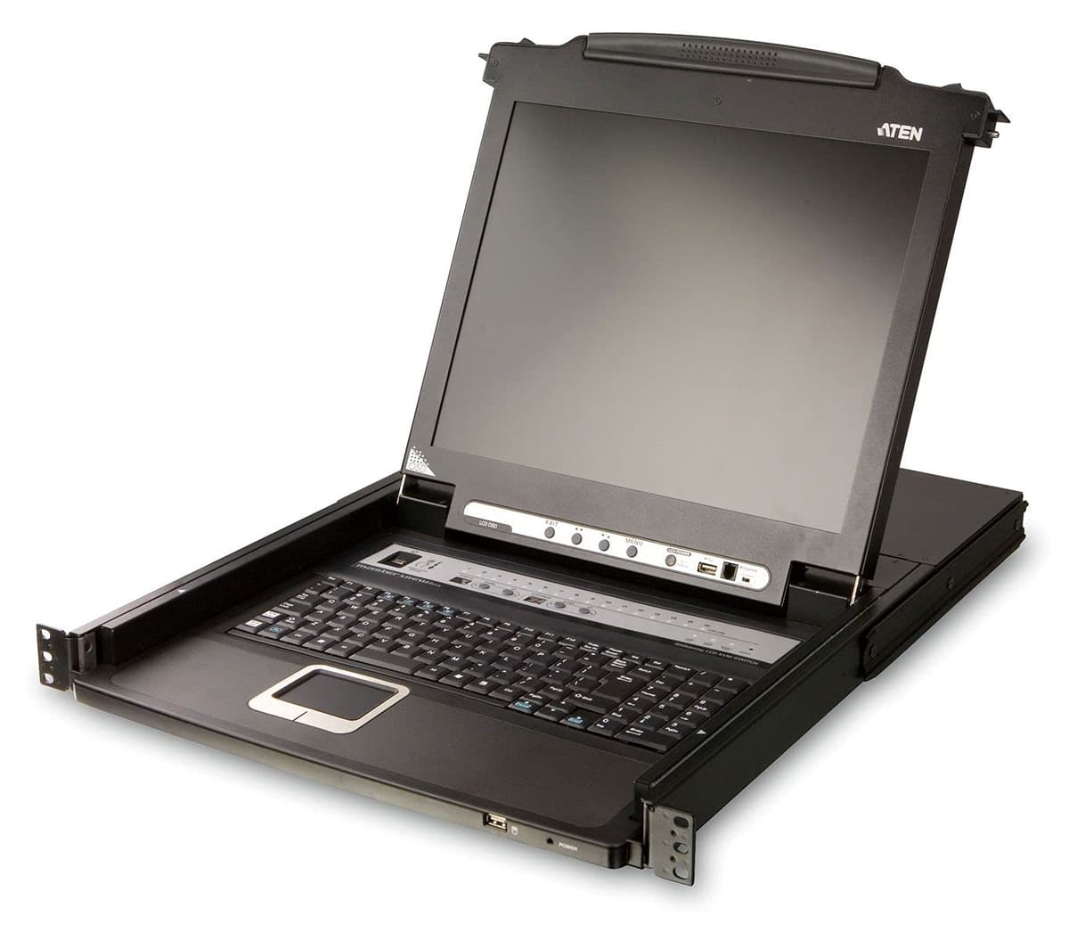 ATEN CL5708M Consola KVM Combo USB/PS2 Integrada 8 Puertos con Monitor LCD 17"