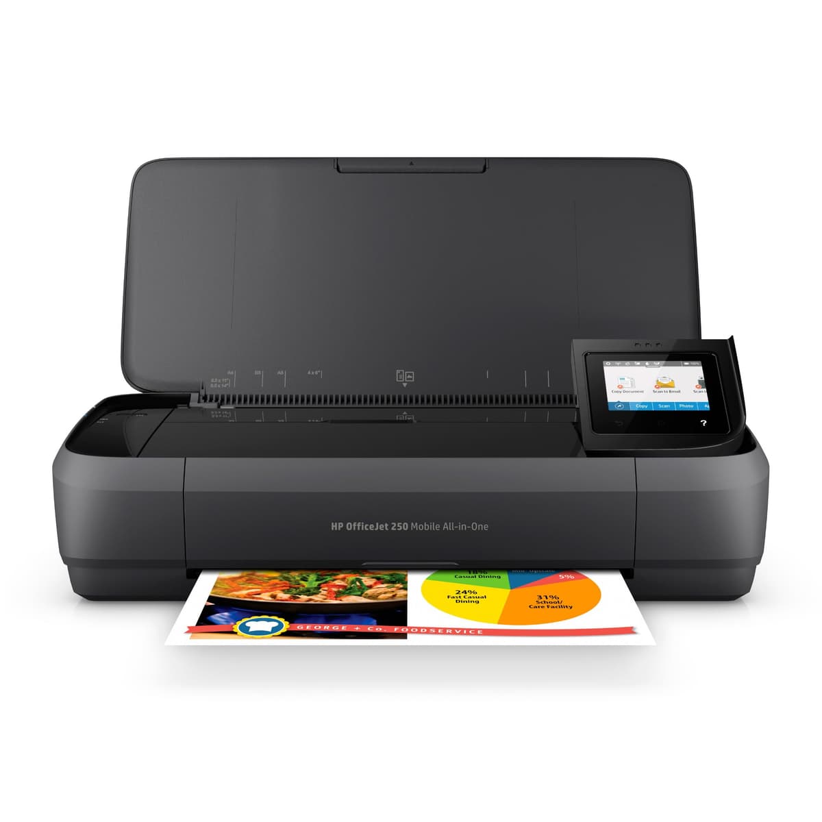 HP OfficeJet 250 Impresora Móvil Inalámbrica All-in-One con Batería (CZ992A)