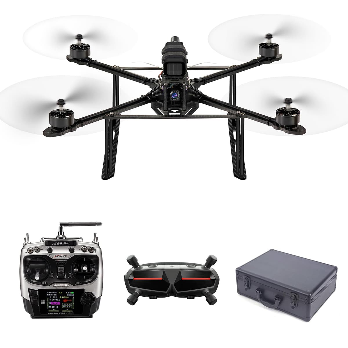 Radiolink M435 Drone de Carga 3KG con Kit FPV Caddx Walksnail y Autopilot M435-FPV