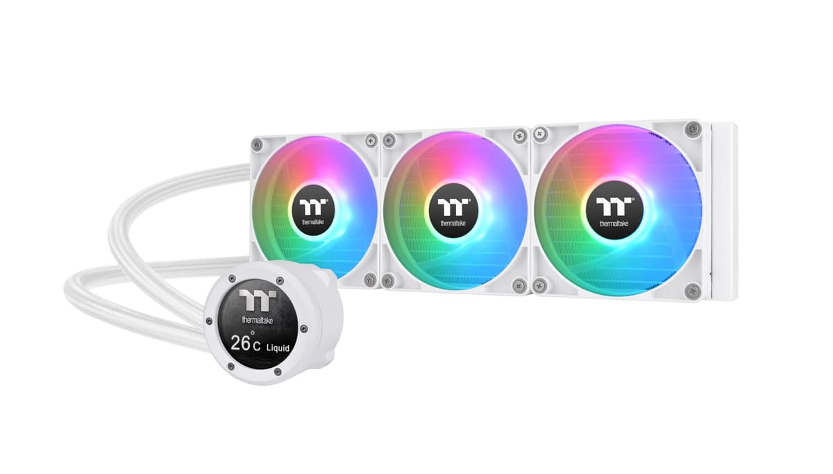 Kit de refrigeración líquida para procesador Thermaltake Th360 V2 Ultra ARGB 36 cm, W128825763 (Kit de refrigeración líquida 36 cm Blanco 1 pza) CL-W405-PL12SW-A