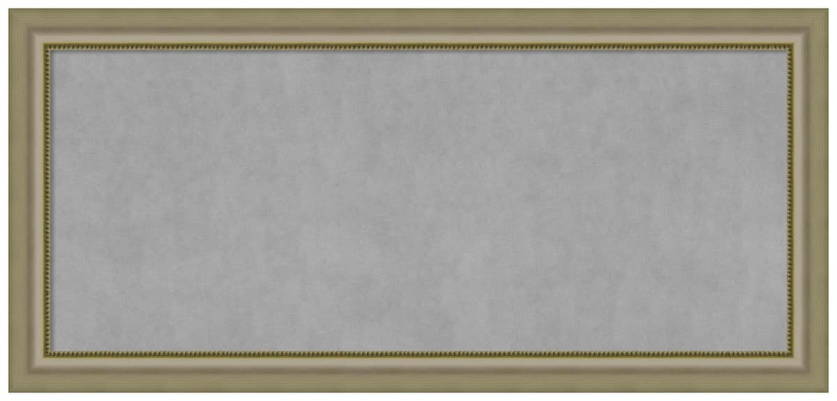 Amanti Art Pizarra magnética enmarcada Vegas Silver 53 x 25 pulgadas 28583901873