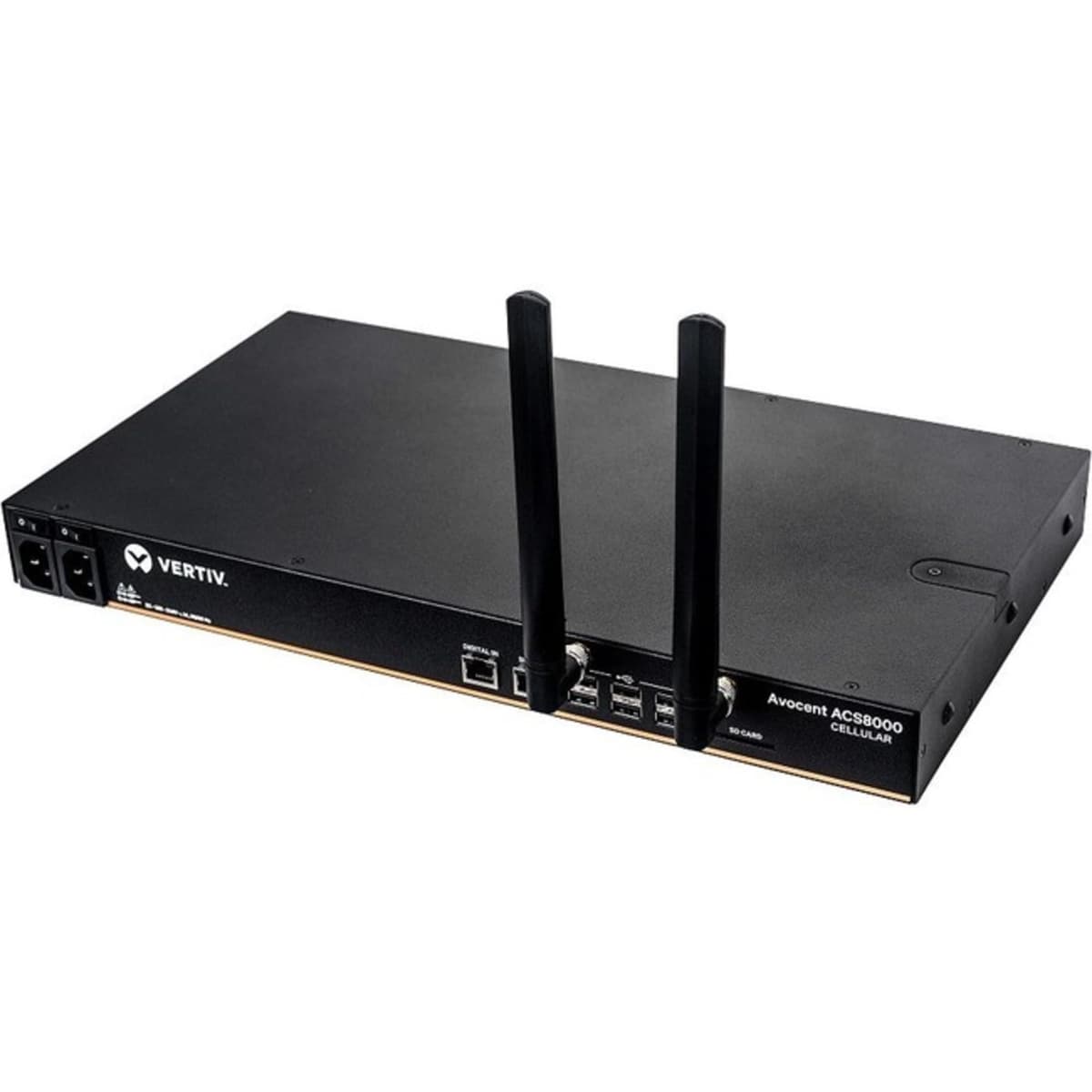 Vertiv Avocent ACS8032-NA-DAC-400 Consola serial ACS8000, 32 puertos, gestión remota con celular y doble AC