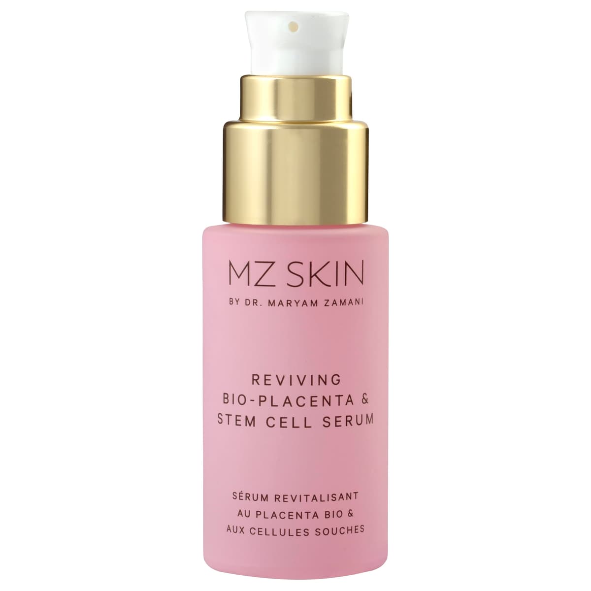 MZ SKIN Reviving Bio-Placenta & Stem Cell Serum 1.69 fl oz Tratamiento Nocturno Anti-edad con Péptidos, Squalane y Ácido Hialurónico