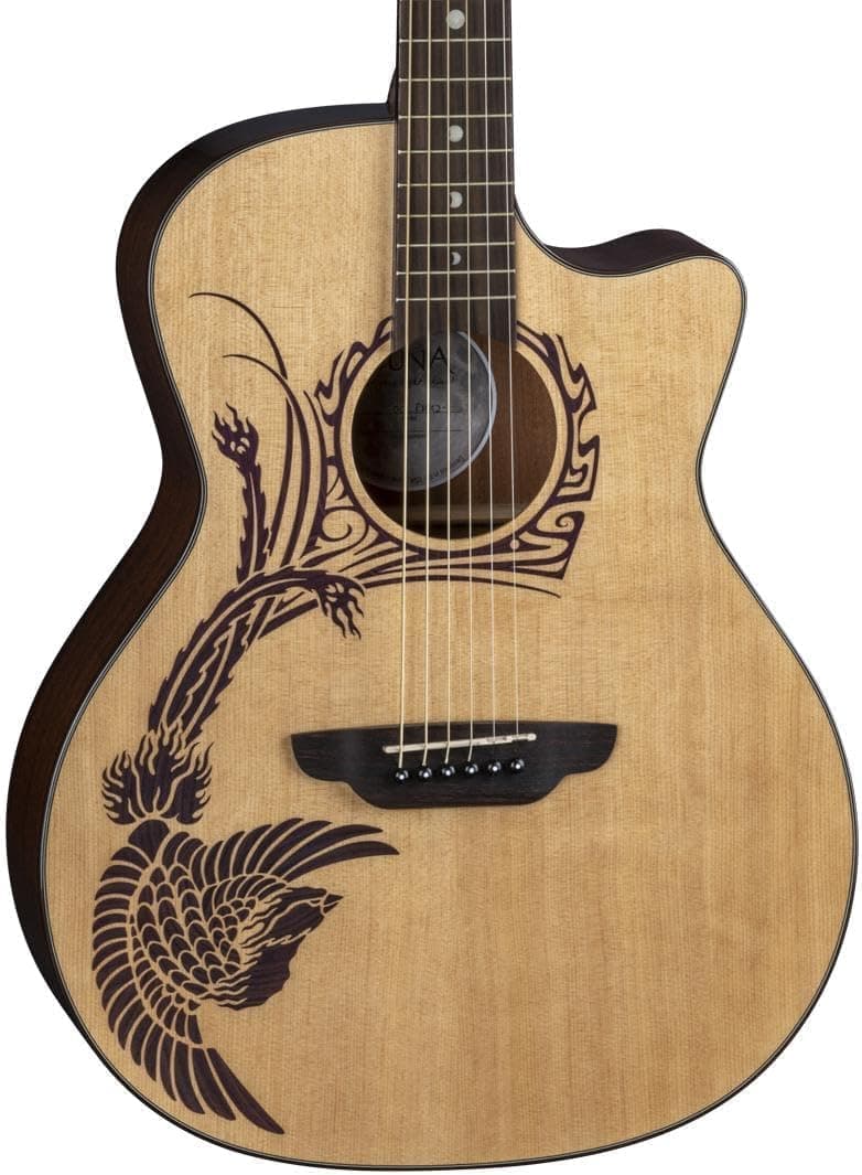 Guitarra electroacústica Luna Oracle Phoenix - Natural OCL PHX SPR