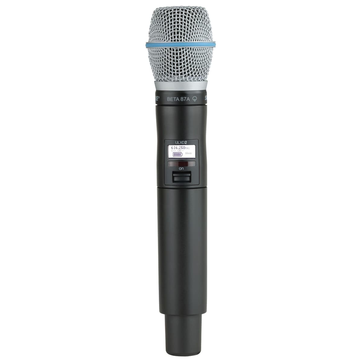 Shure ULXD2/B87A Transmisor de mano con cápsula Beta 87A para sistemas ULX-D (receptor vendido por separado) ULXD2/B87A=-J50A