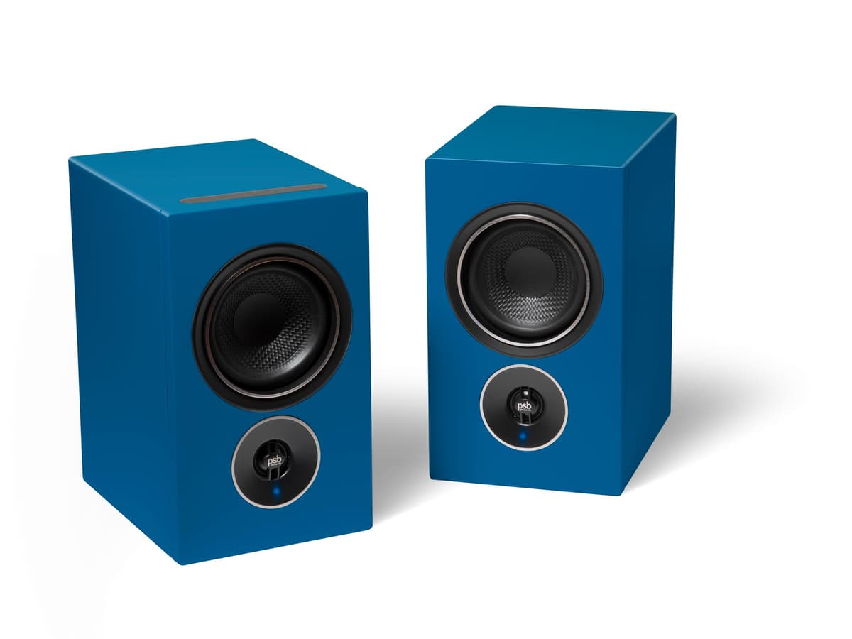 PSB Alpha iQ - Parlantes activos con BluOS (Midnight Blue)