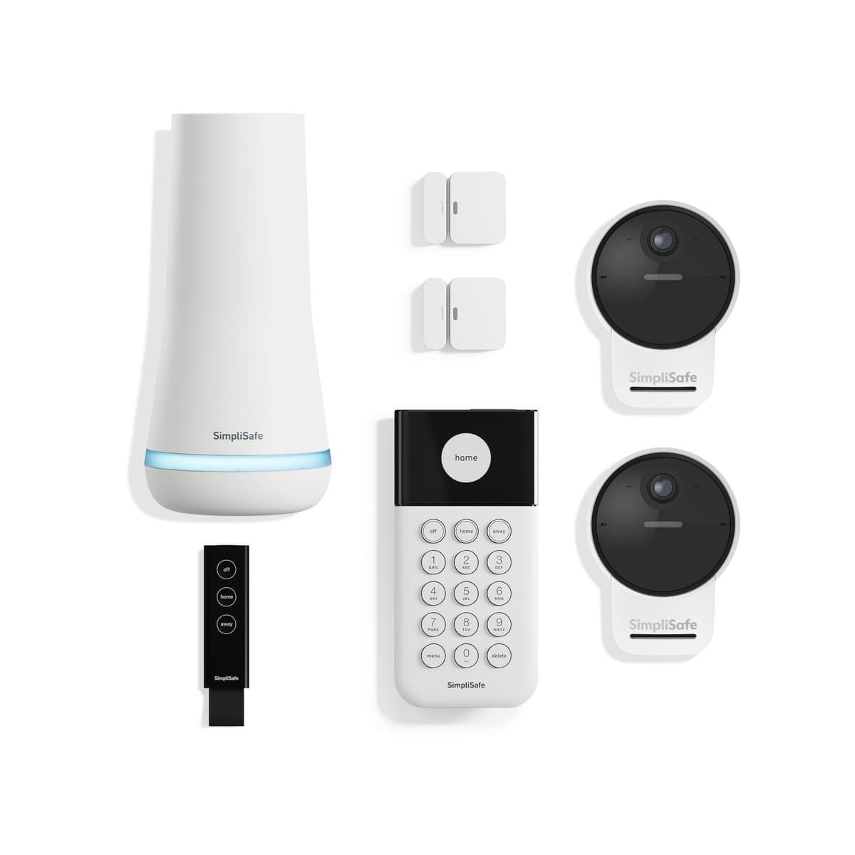 Sistema de seguridad para el hogar SimpliSafe con cámara exterior inalámbrica de 7 piezas - Monitoreo profesional opcional 24/7 - Sin contrato - Compatible con Alexa y Google Assistant KT072-01RUS
