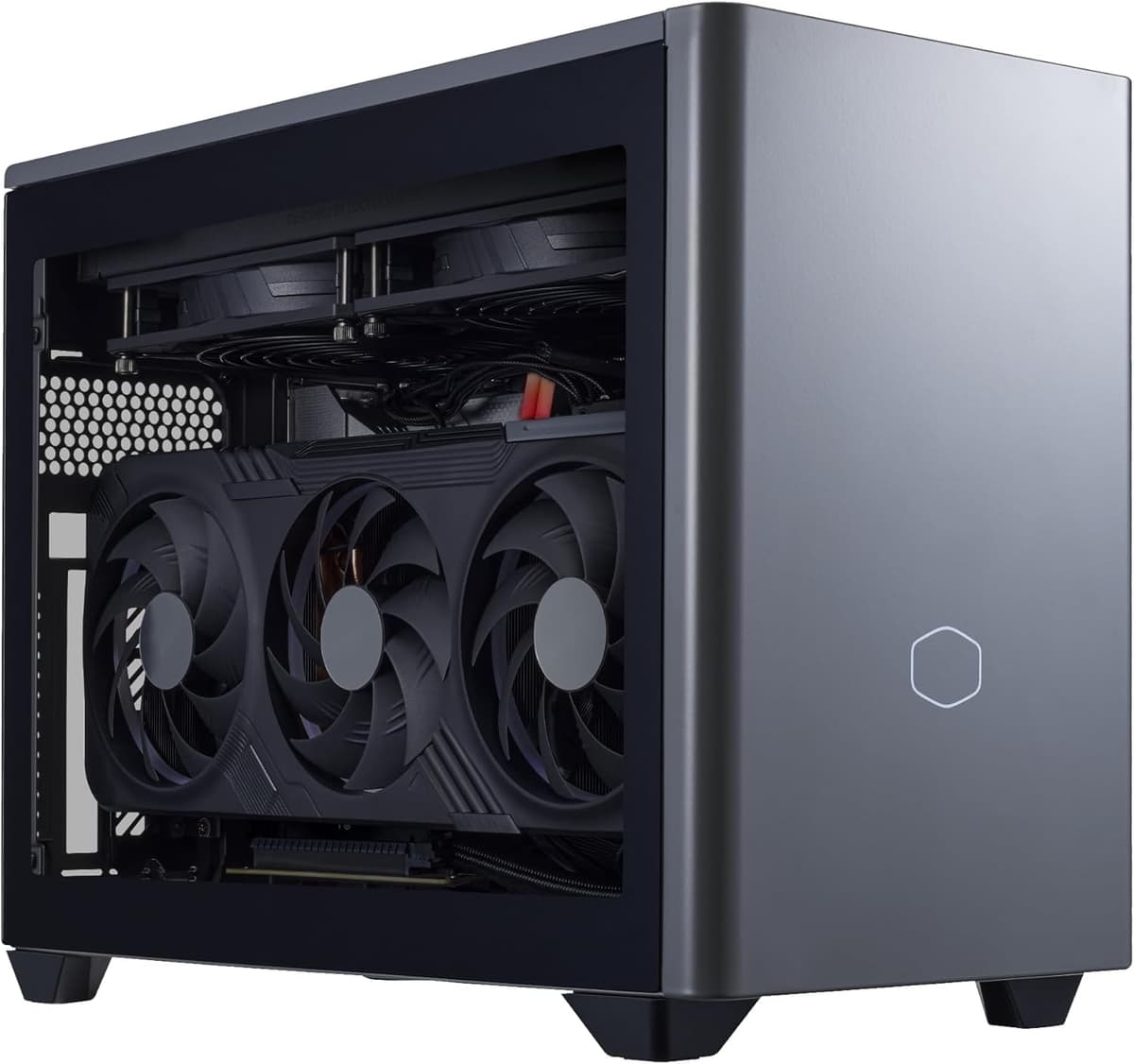 Cooler Master NR2 Pro Mini ITX - AMD Ryzen 7 7800X3D, RTX 5070 12GB, 32GB DDR5 6000MHz, 2TB Gen4 M.2, 280mm AIO, Windows 11 AYG-M277-N67GAI32-N1