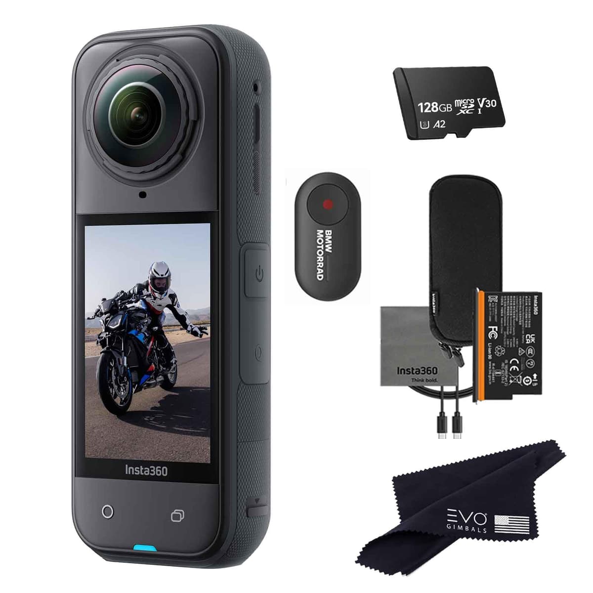 Insta360 X5 BMW Motorrad Limited Edition 8K, 48MP 1/1.28", 72MP Foto, Estabilización, 128GB X5_BMW-ALT2