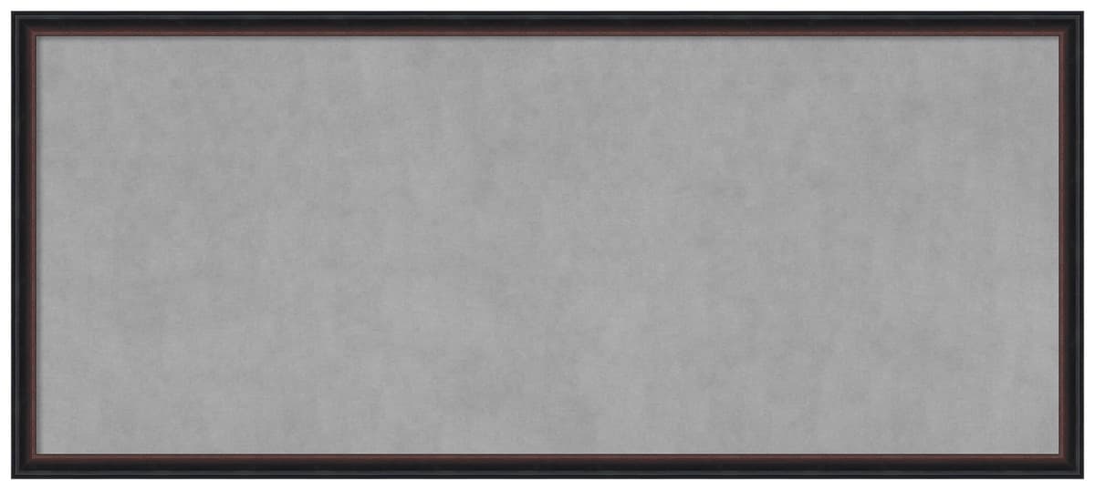 Amanti Art Tablero Magnético Enmarcado Negro 22x50 Vision Board Oversize (Área magnética 48x20) 28588291096