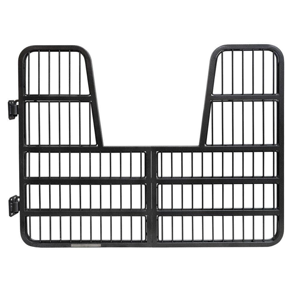 Puertas de Establo para Caballos EASY-UP Titan | Construcción de Acero de Alta Resistencia | Acabado Resistente a la Oxidación | Ideal para Uso en Establo, Granja y Ecuestre | Puerta con Yugo - 48" de Ancho | Color Armor Gris 40842 GYA