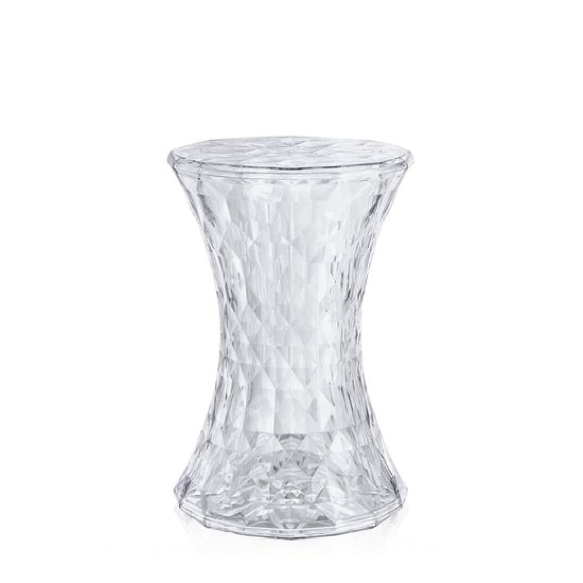 Kartell Stone Taburete por Marcel Wanders - Transparente Cristal 08800B4