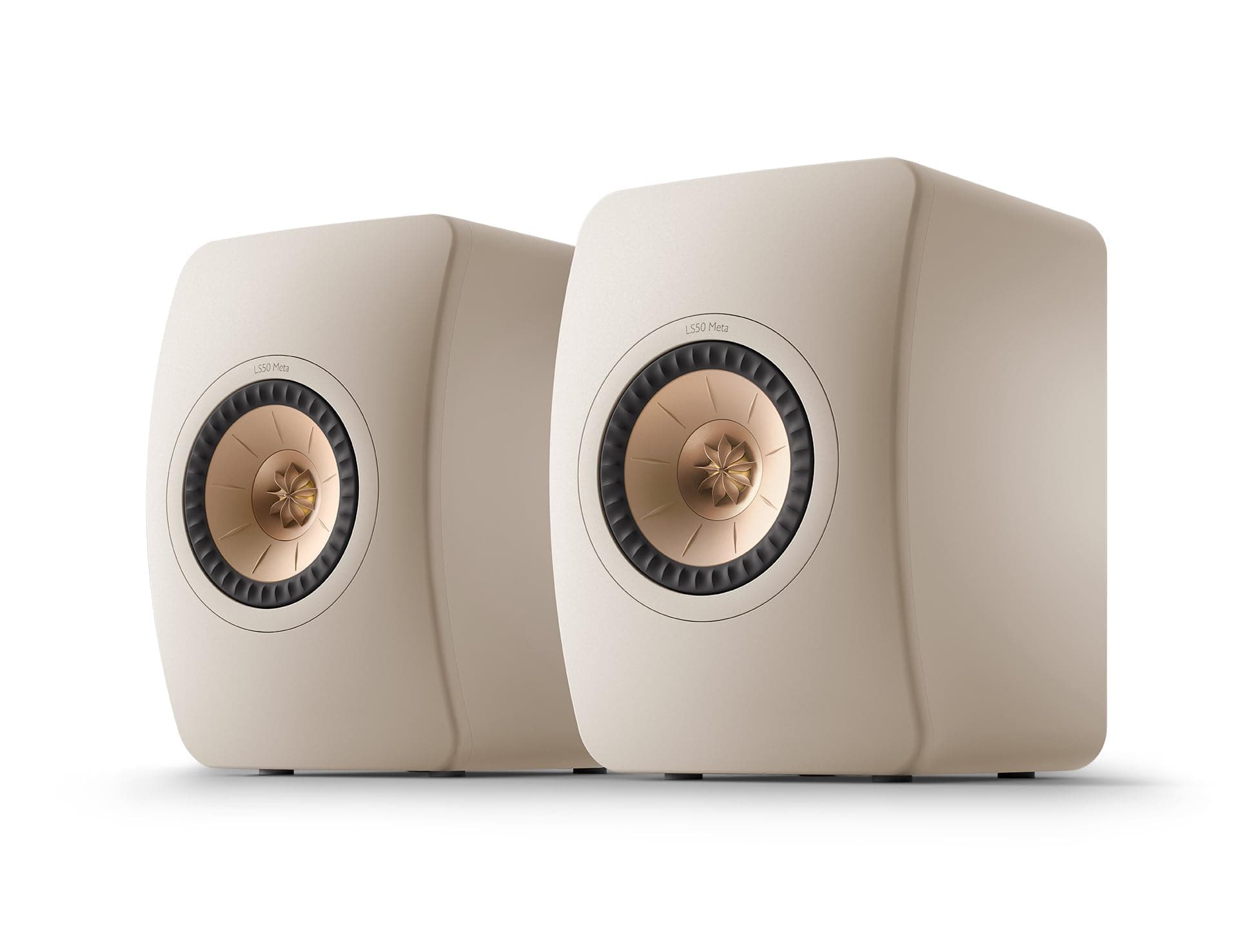 KEF LS50 Meta Parlantes bookshelf pasivos - Par (Sand Shell)