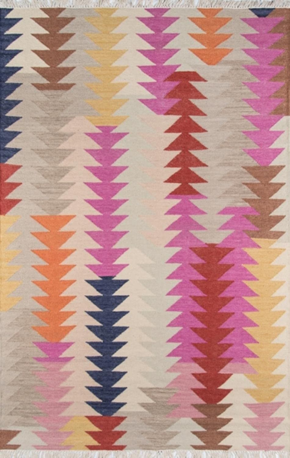 Momeni Rugs Caravan Collection Alfombra tejida a mano 100% lana 7'6" x 9'6" Multicolor CARAVCAR-3MTI7696