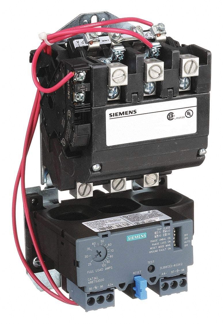 Siemens (Furnas) 14GUG32AA Arrancador de motor NEMA tamaño 2½, 60A, bobina 110-120/220-240V