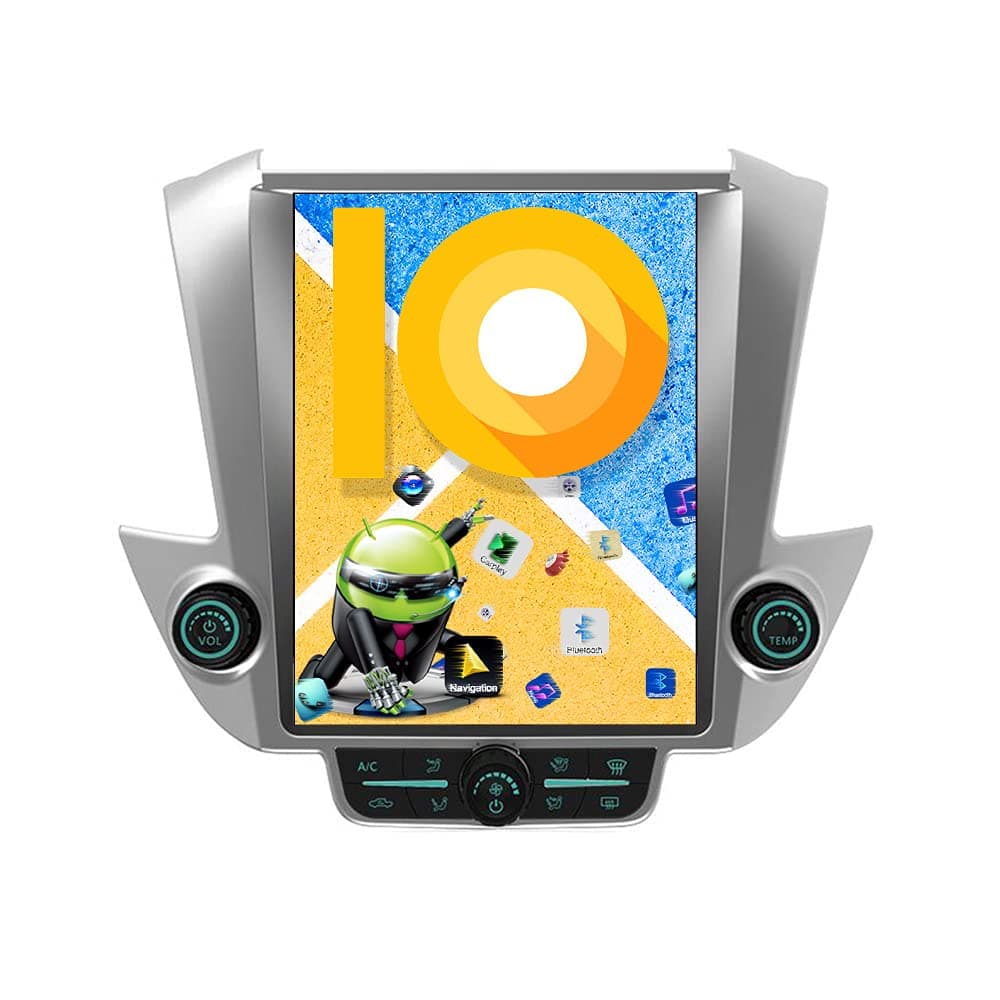 ZWNAV Radio Android 9.0 tipo Tesla 1 din para GMC Yukon/Chevrolet Tahoe/Suburban 2015-2017, DSP, CarPlay, Android Auto, Bluetooth, WiFi