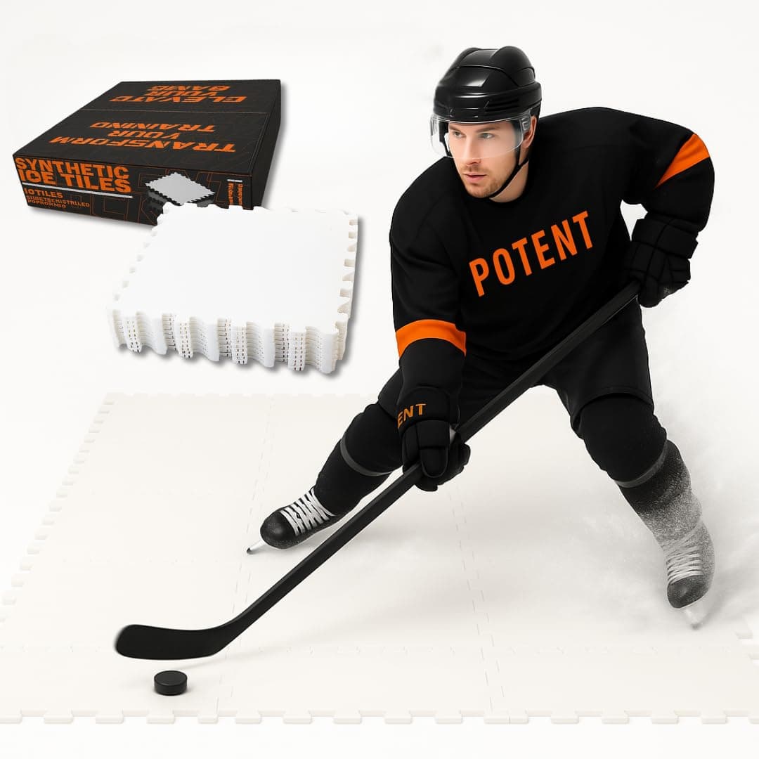 Potent Baldosas de hielo sintético patinable - 6 cajas (130 SQFT)