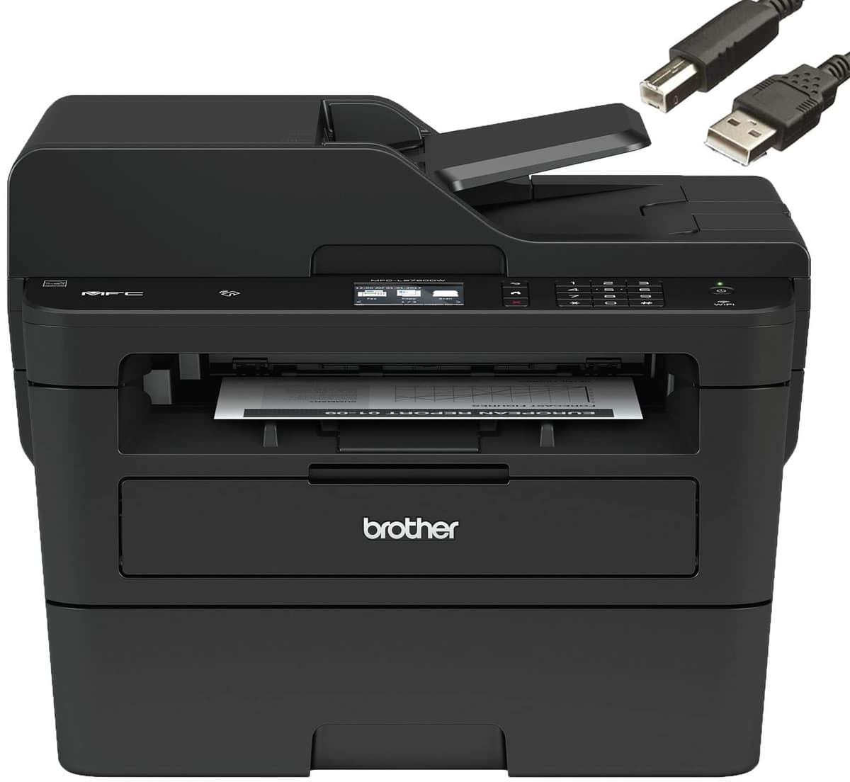 Brother MFC-L2750DW Impresora Láser Monocromo Multifuncional Con Wi-Fi MFC-L2750DW
