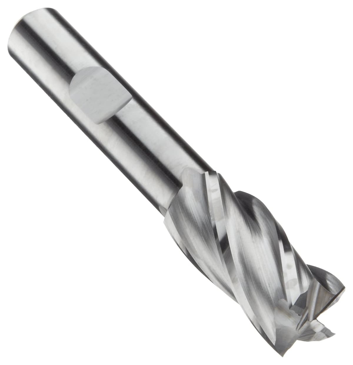 Niagara Cutter N52499 Cobalt Steel Square Nose End Mill, 1.250" Cutting Diameter, Weldon Shank SPC408-1.500-P5-S.3-Z6