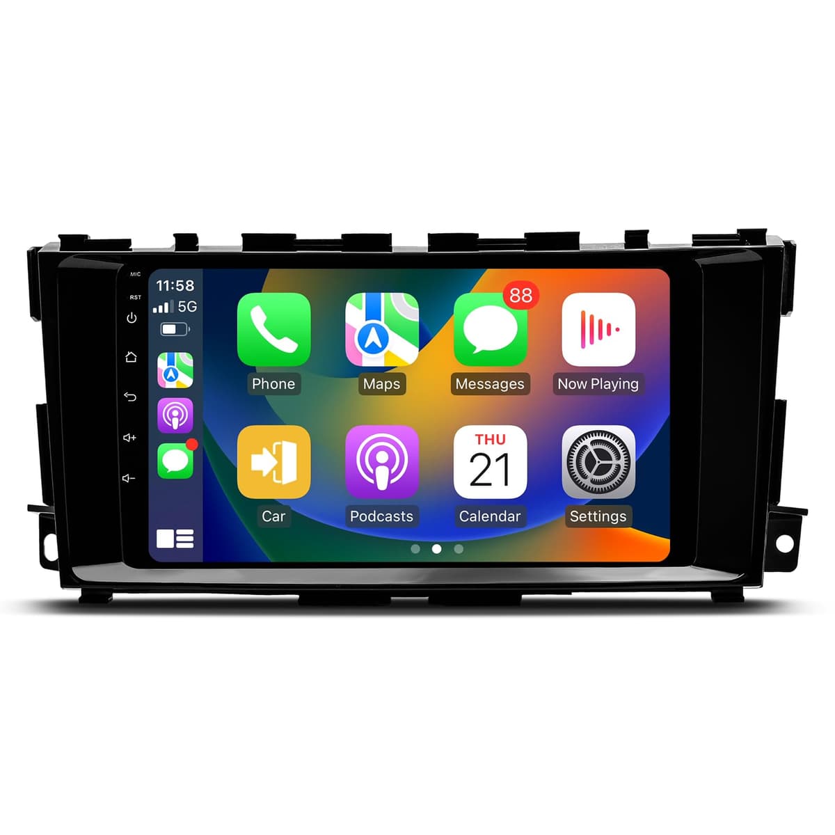 ViaBecs Estéreo Automotriz Inalámbrico Apple CarPlay 9” 6GB 128GB para Nissan Altima Teana 2013-2018 Pantalla Táctil Radio Android 13.0 Unidad Principal Android Auto GPS WiFi 5GHz FM/AM SWC 1280 x 720