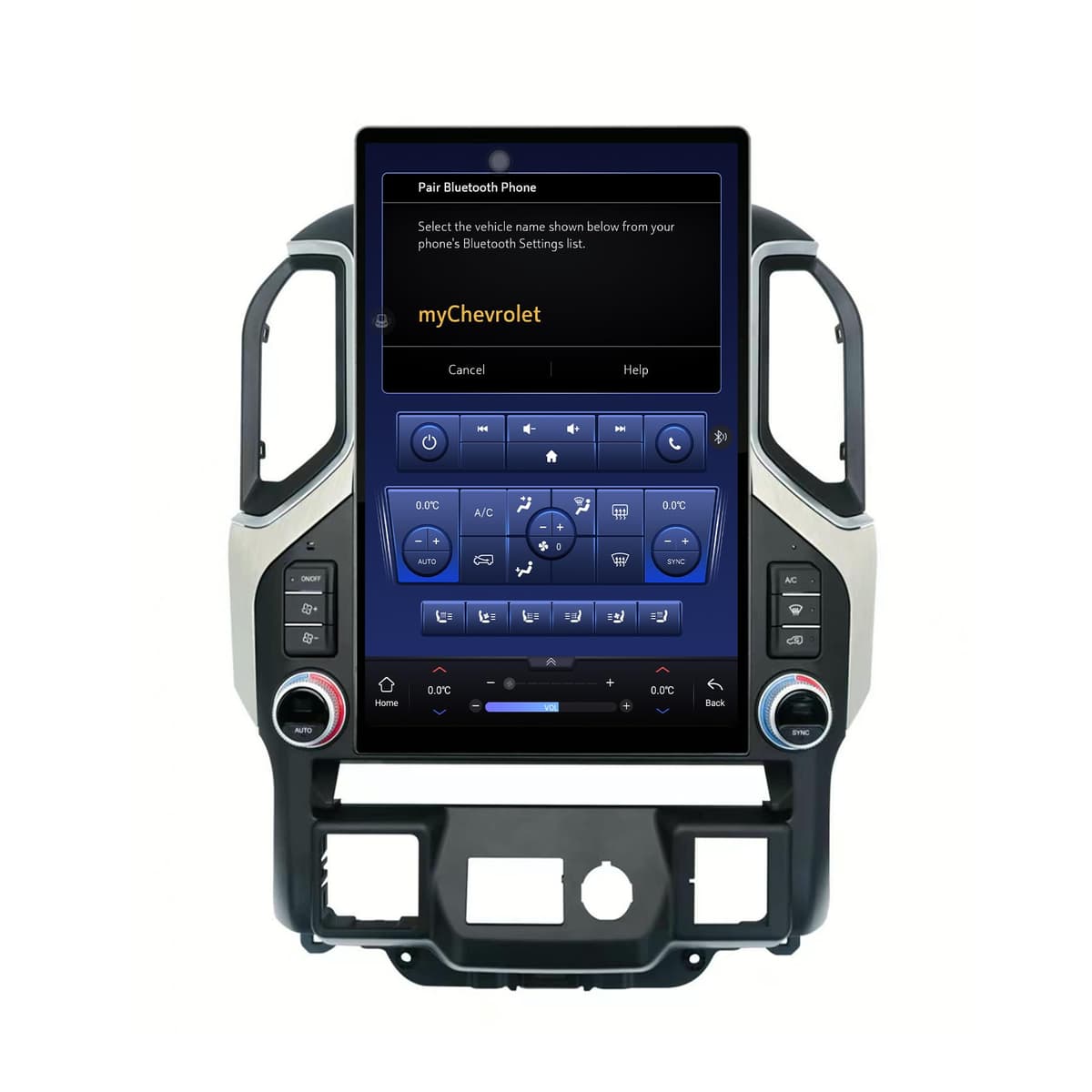 SHZSR Pantalla Vertical 15.6" Android 13 para Chevrolet Silverado & GMC Sierra 2019-2022, 1920x1280, CarPlay/Android Auto inalámbricos 15.6” for 2019-2022 Year