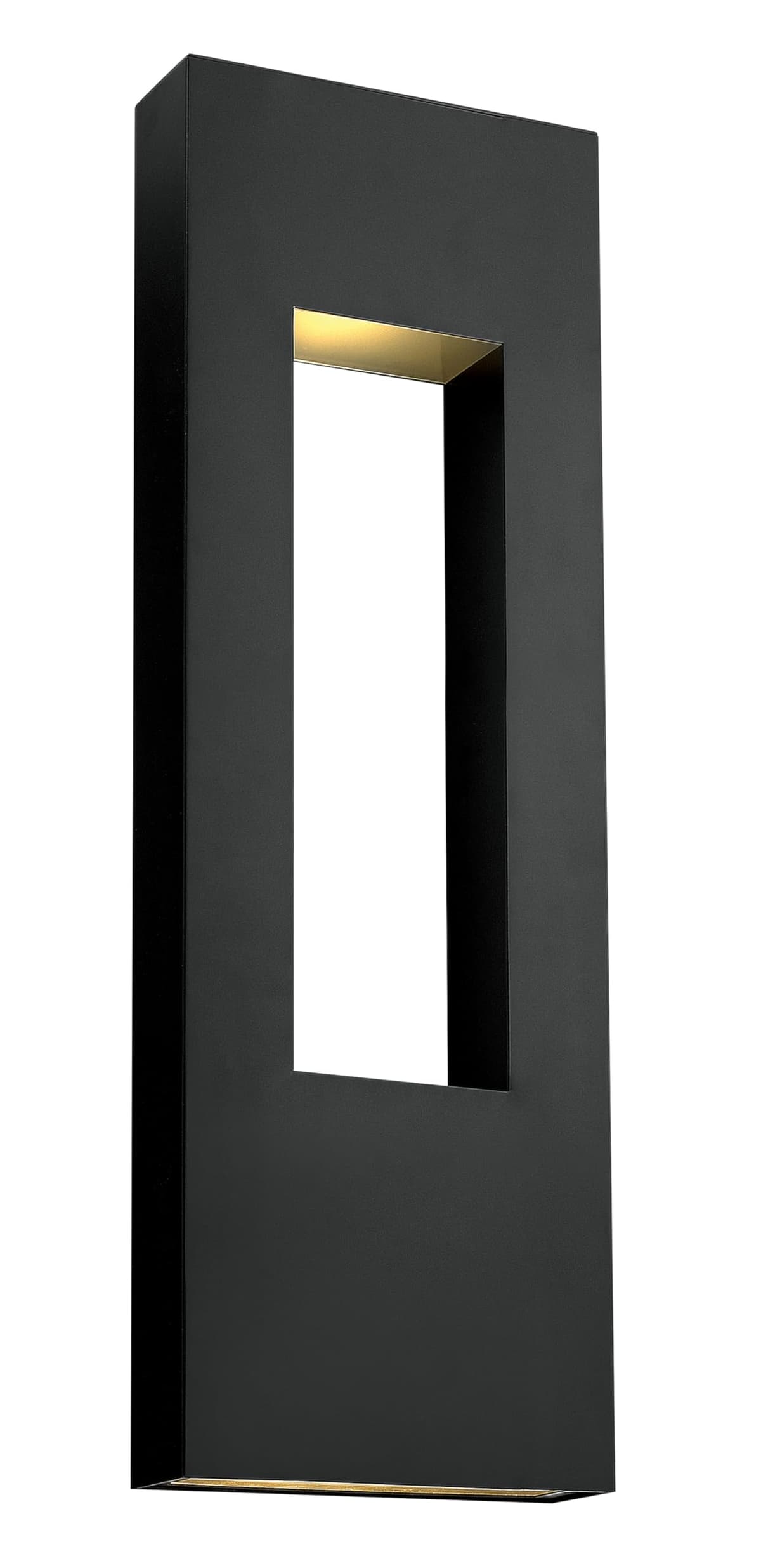 Hinkley Atlantis Farol de Pared Extra Grande con LED Integrado - Satinado Negro 1639SK-LED