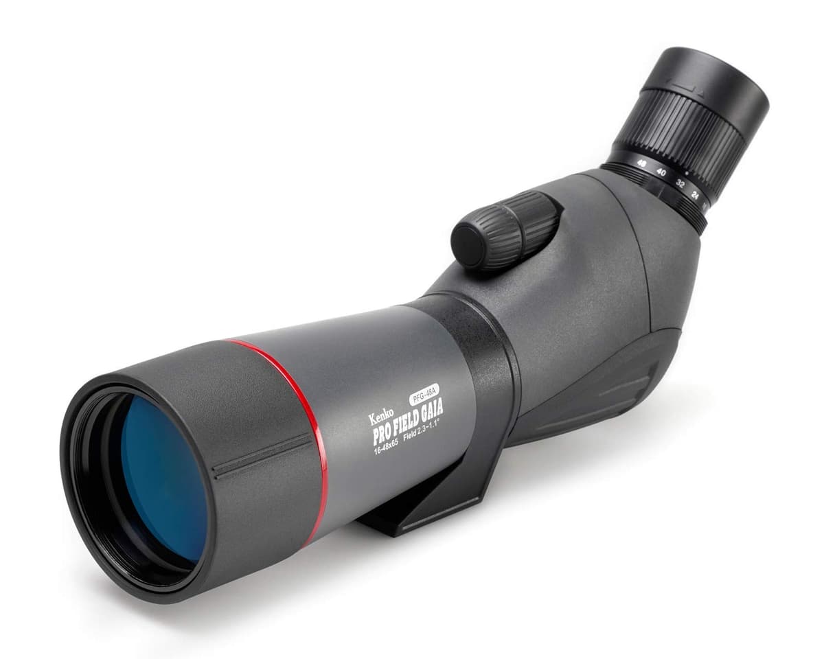 Kenko PFG-48A Pro FIELD GAIA 16-48X Aumento, Diámetro 65 mm, Vista Inclinada, Resistente al Agua (IPX5), Doble Enfoque