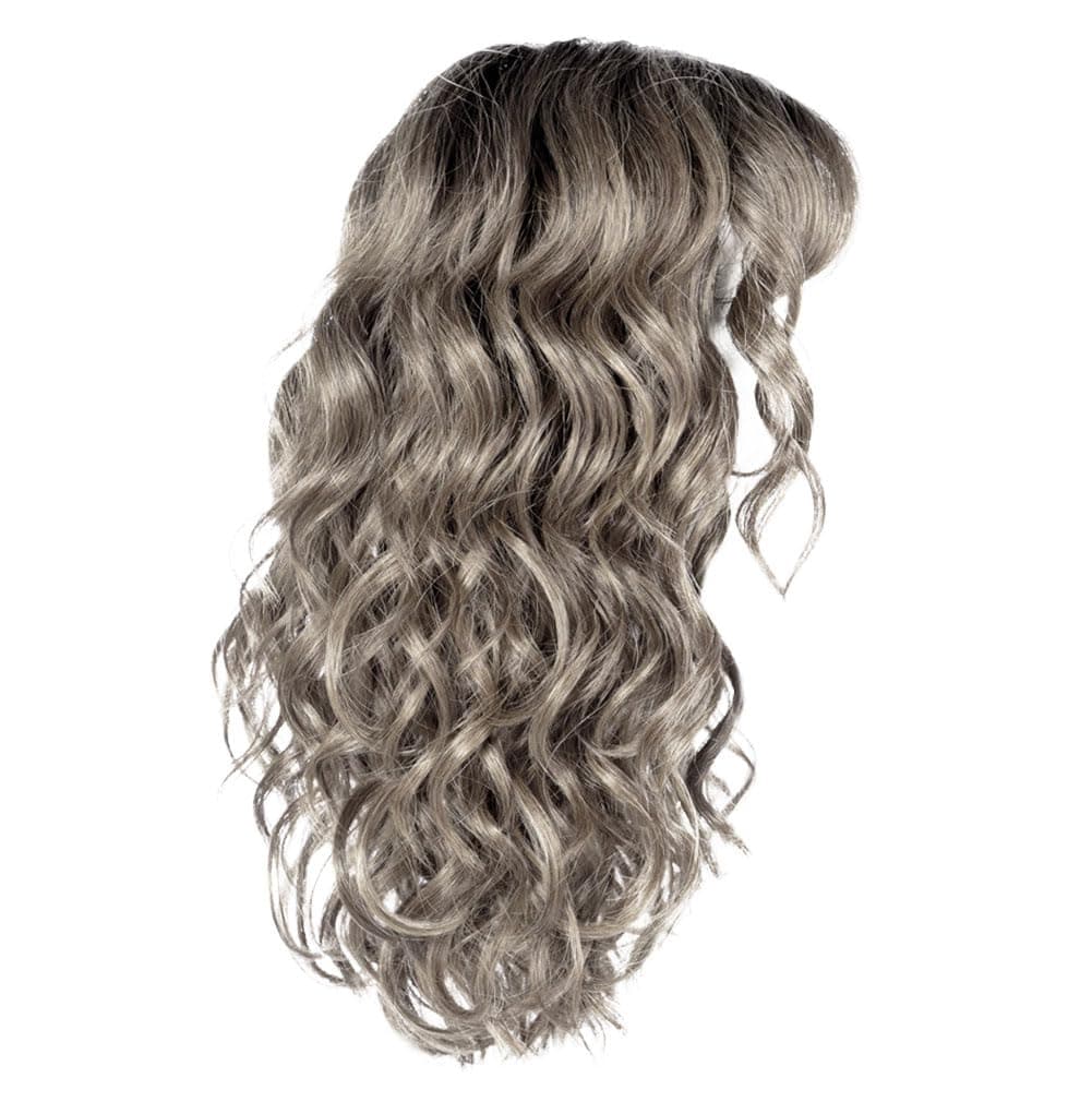 Kimblebeauty Kim Kimble Hannah peluca a los hombros con rizos bohemios, talle estándar, color MC119/23SS Sweet Cream