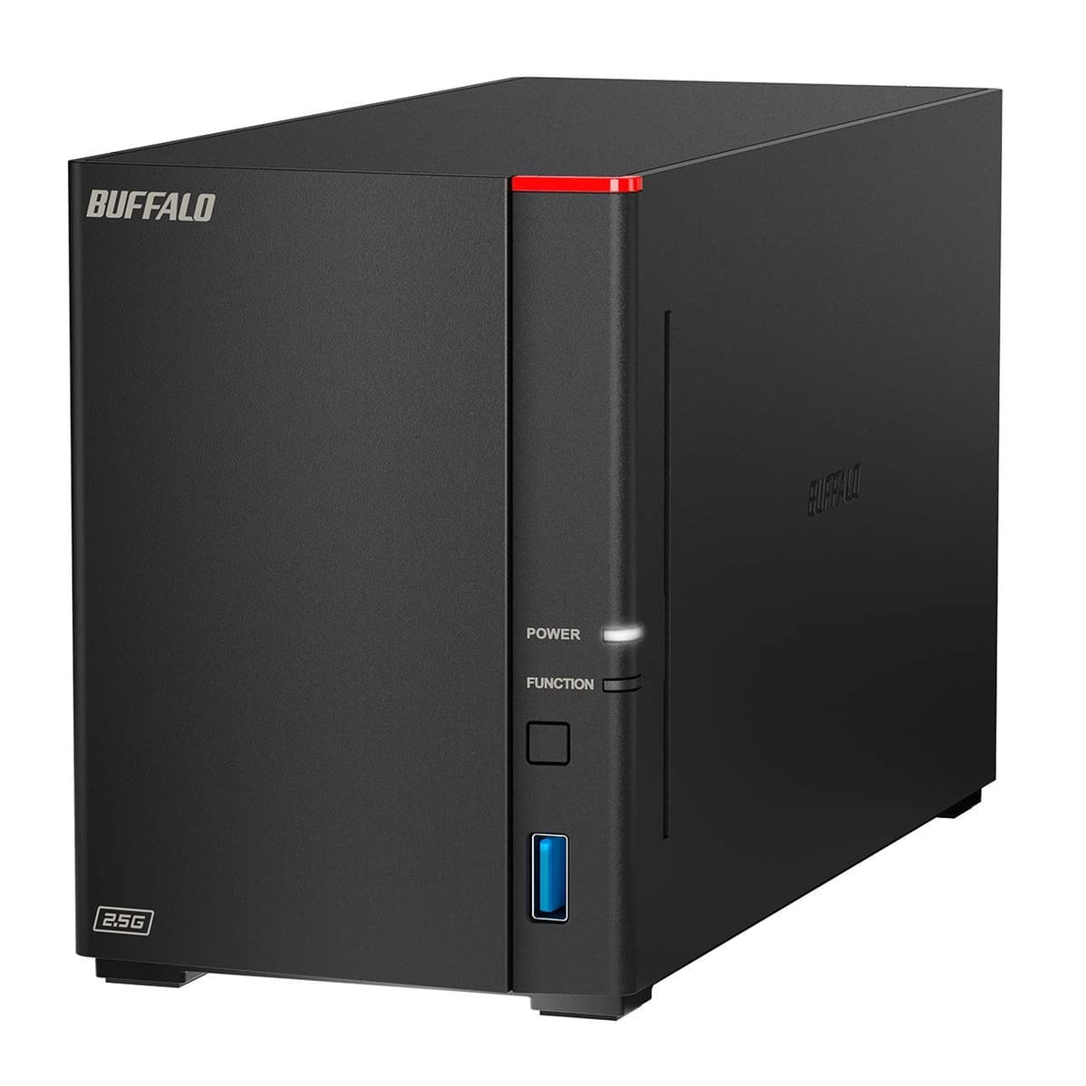 BUFFALO LinkStation SoHo 720 NAS profesional de oficina de 2 bahías 8TB (2x4TB) con discos duros incluidos LS720D0802B