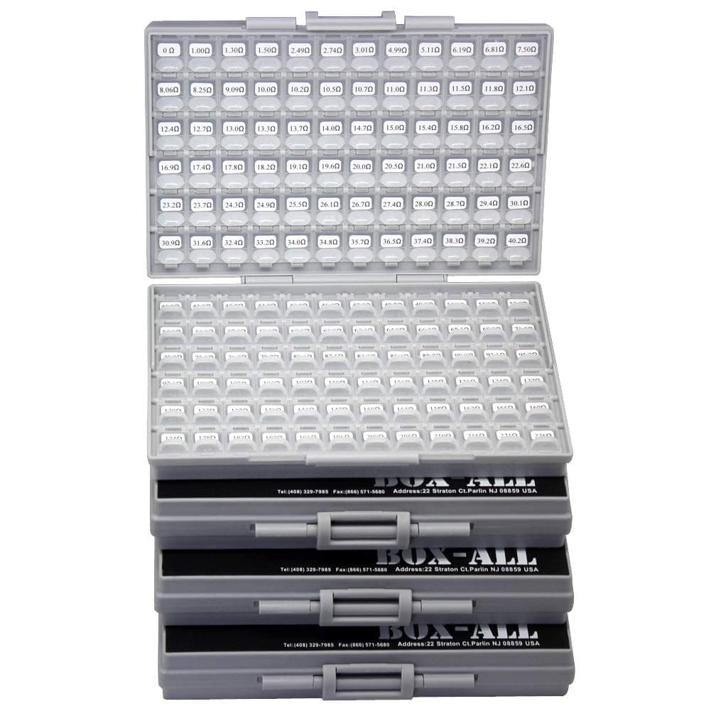AideTek kit de resistores SMD 1206 1% E96,491 valores, 100 pcs/valor