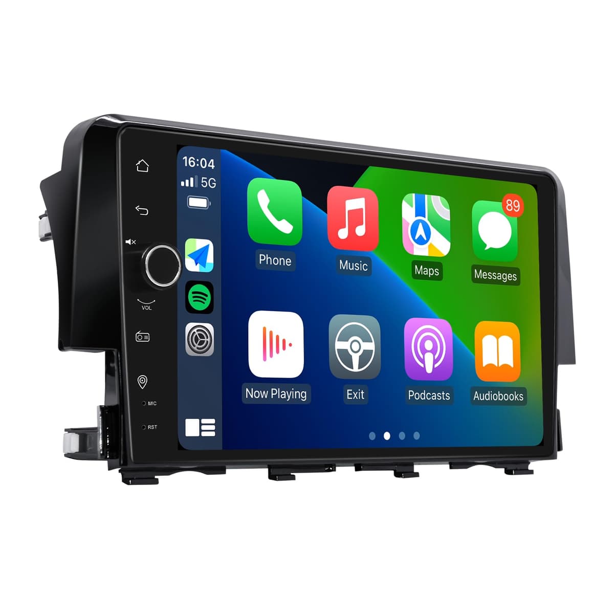 Radio para Auto JOYING para Honda Civic 2016-2021 Android 13 Estéreo para Auto de 9 Pulgadas Unidad Principal con CarPlay y Android Auto, Mirror Link, Navegación GPS, Bluetooth 5.0, Perilla de Volumen (JY-HT145N4)