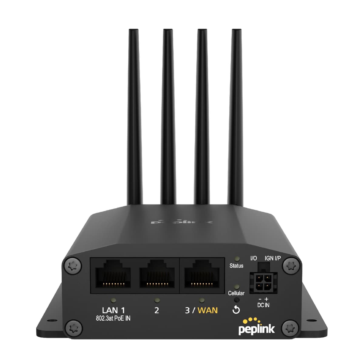 Peplink MAX BR1 Mini 5G Router - Enrutador Celular 5G/LTE con 3 LAN Gigabit, SIM Redundante y eSIM MAX-BR1-MINI-5GN-T-M-PRM