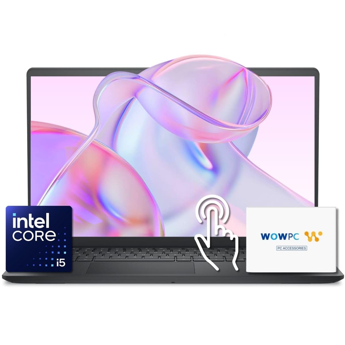 Dell Inspiron 15.6" FHD con pantalla táctil para negocios, Intel Core i5 de 13ª generación (mejor que i7-1250U), 32GB RAM, 1.5TB almacenamiento (1TB SSD PCIe + 512GB externo), Windows 11, Office 365 web, con paquete WOWPC