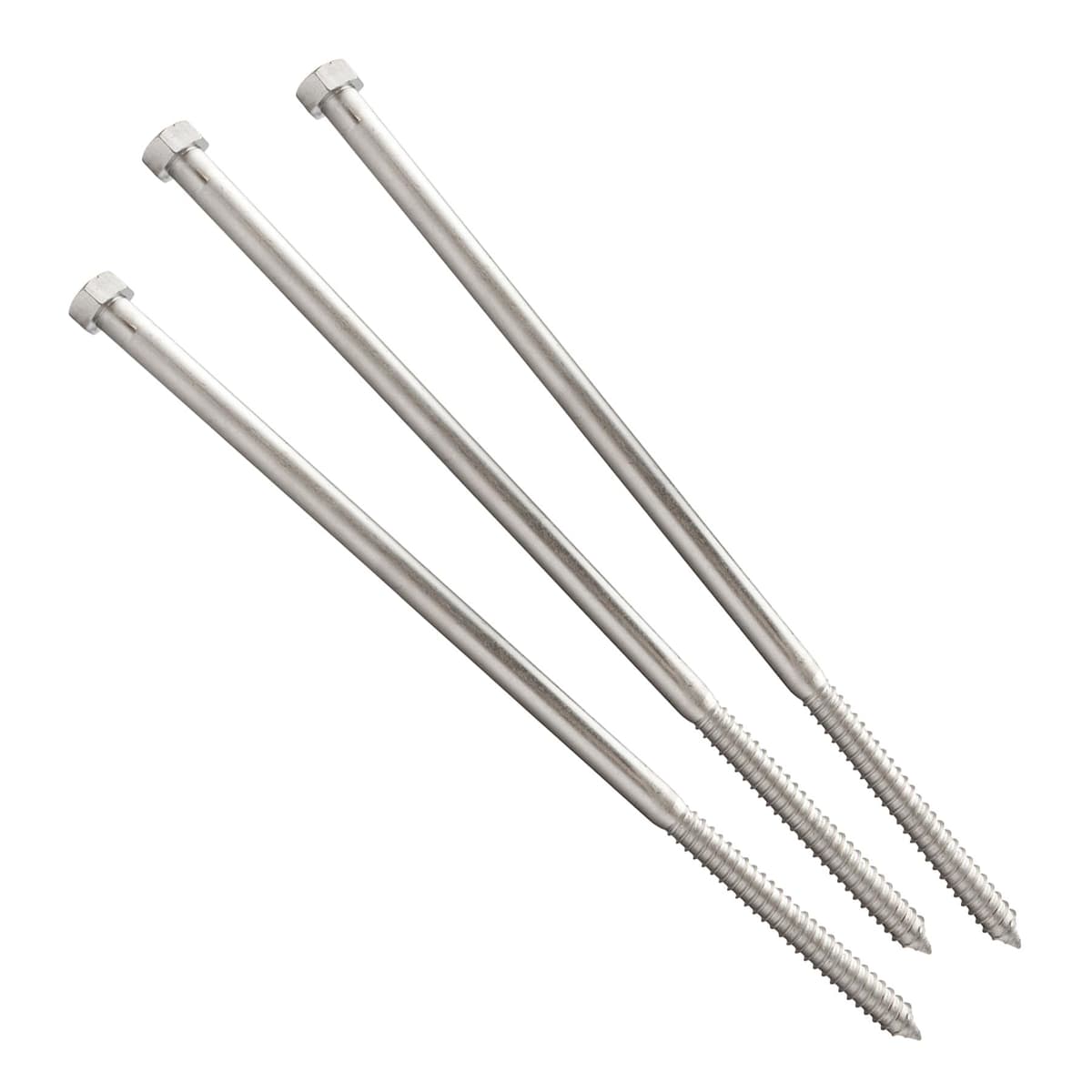 Conquest Lag Bolts 3/4" x 20" Hex Head 18-8 Acero Inoxidable (10 Pack) LB4SS-34X20-10PK