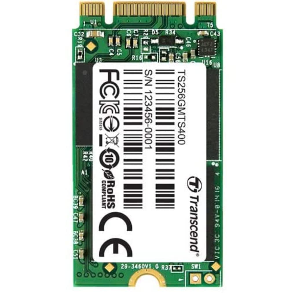 Transcend M.2 SSD 256GB SATA III MTS400 (42mm) TS256GMTS400