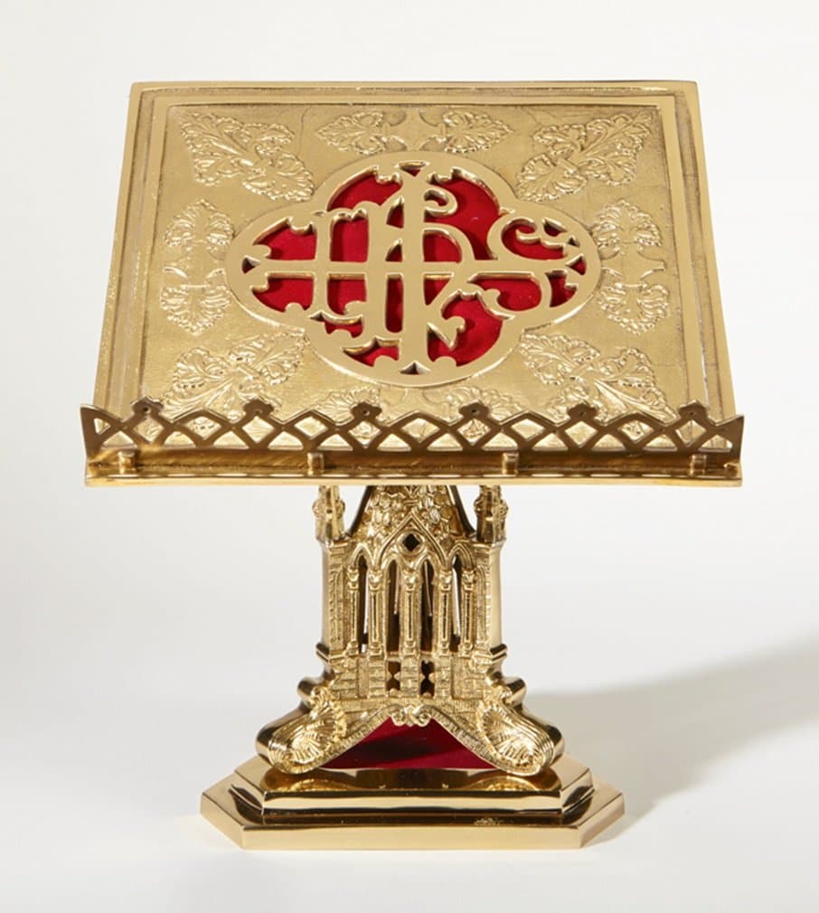 San Pietro Collection Atril para Biblia o Misal en Latón Pulido, 11.5 Inch PN#WS861